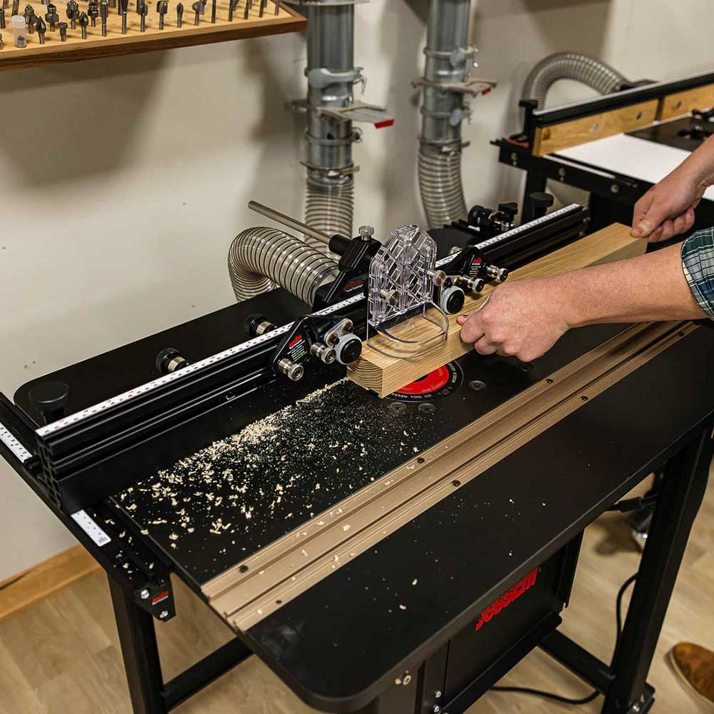TA Fence for Router Tables with Jointing Feature