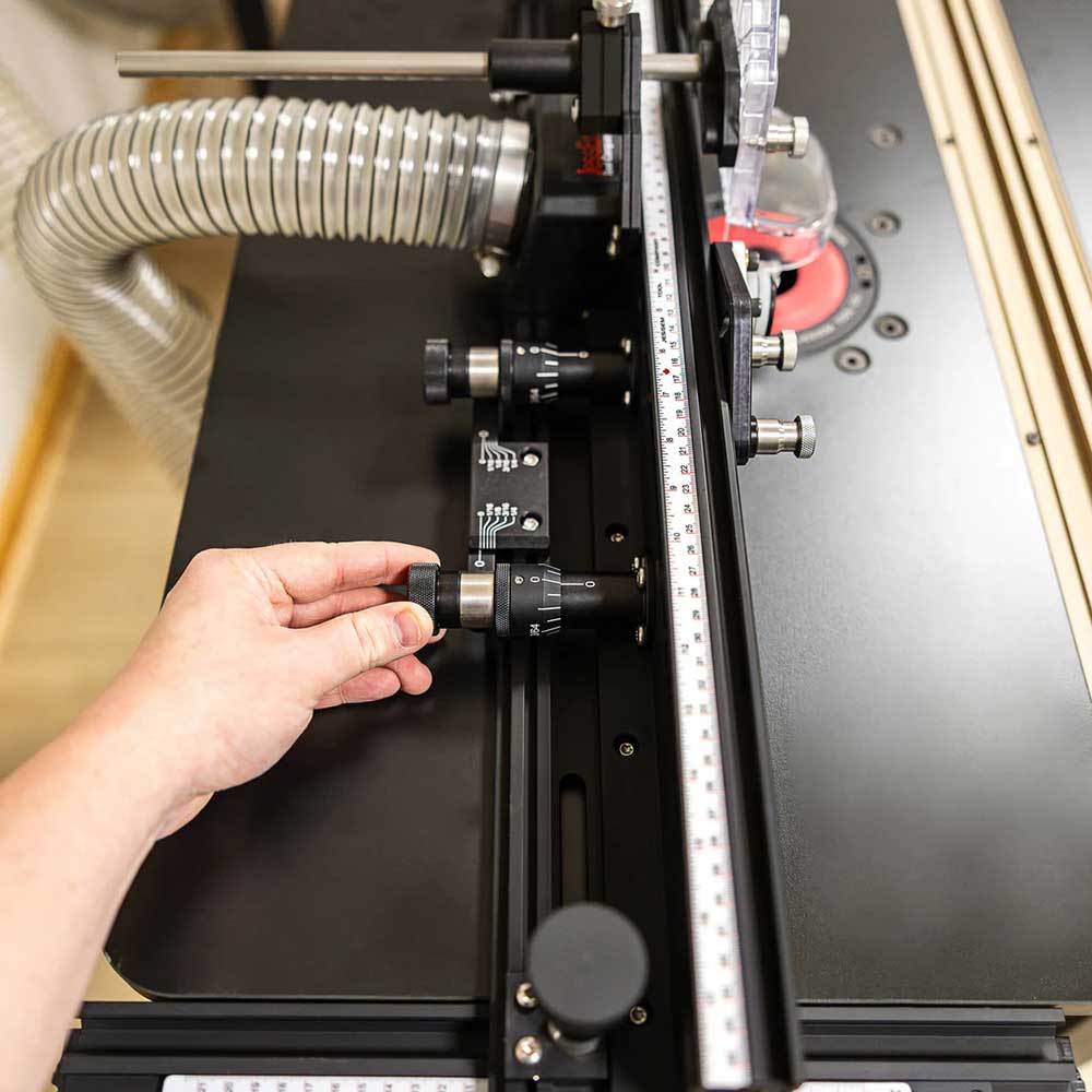 TA Fence for Router Tables with Jointing Feature