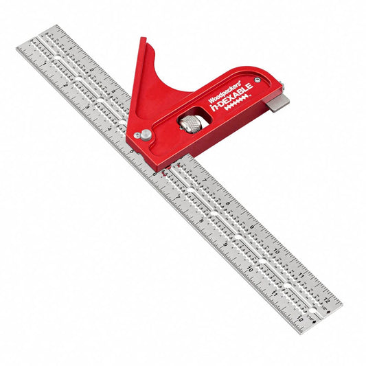 in-DEXABLE Combo Square with Rack-It - 12"