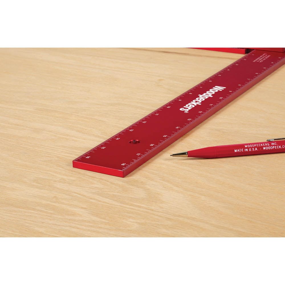 Precision Woodworking Square with Rack-It - 18”