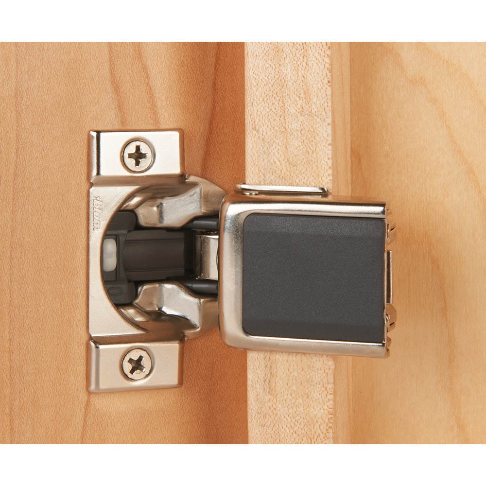 Premium Compact Clip Hinge for Face Frame Cabinets - 1" Overlay - 110 Degree with BLUMOTION - 1 Pair