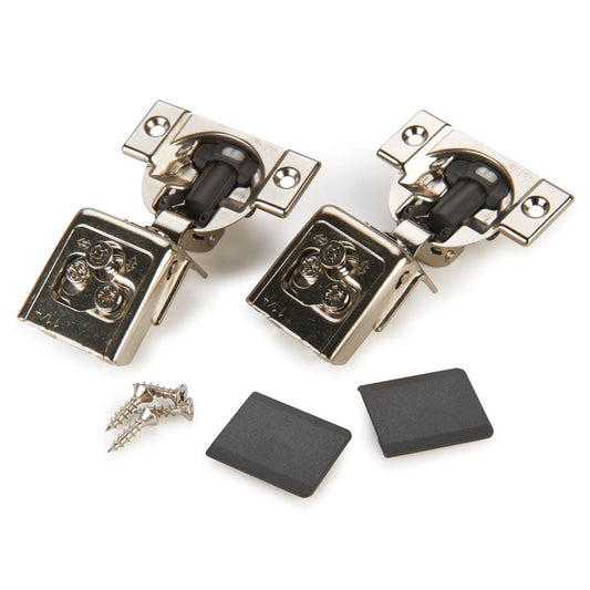 Premium Compact Clip Hinge for Face Frame Cabinets - 1-1/4" Overlay - 110 Degree with BLUMOTION - 1 Pair