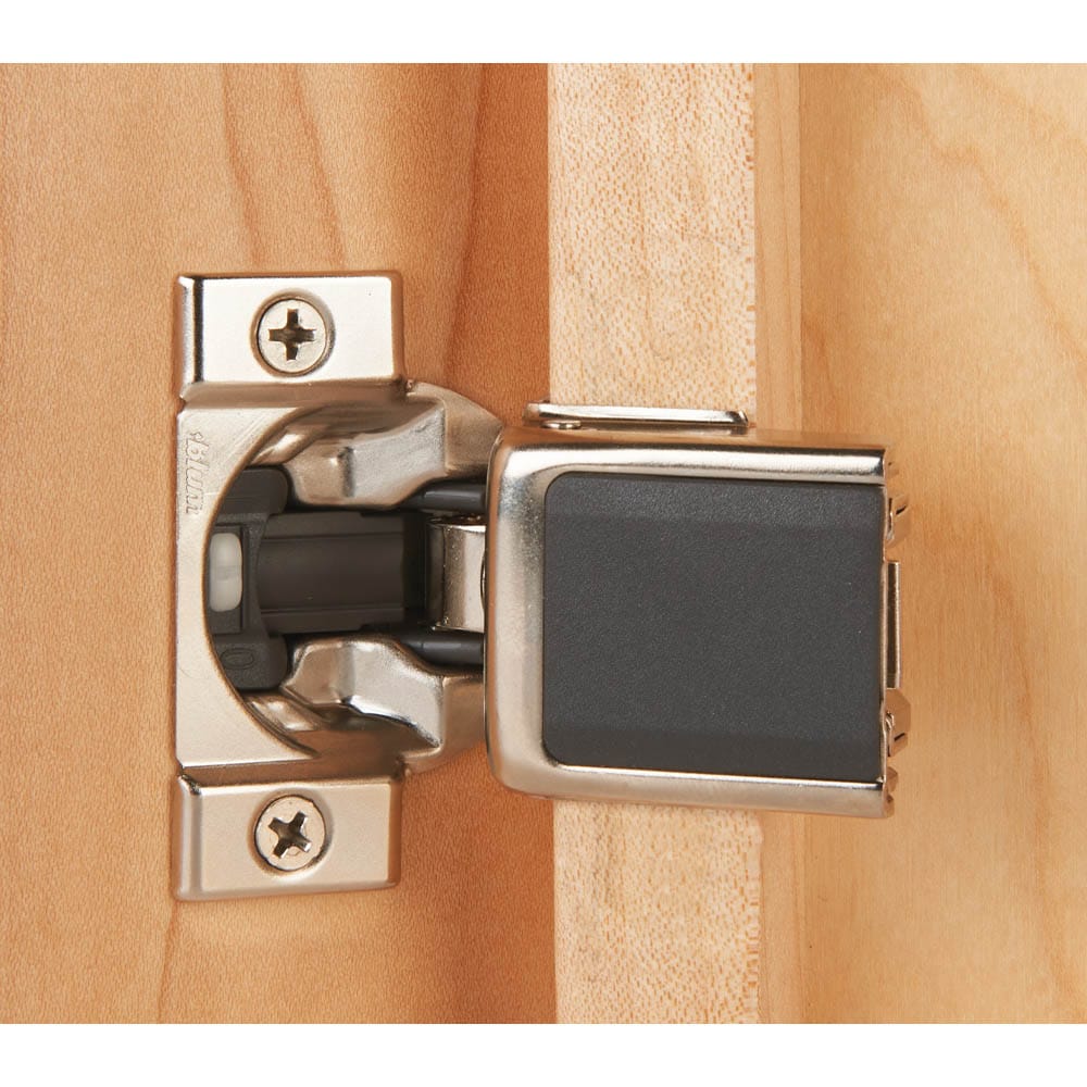 Premium Compact Clip Hinge for Face Frame Cabinets - 1-3/8" Overlay - 110 Degree with BLUMOTION - 1 Pair