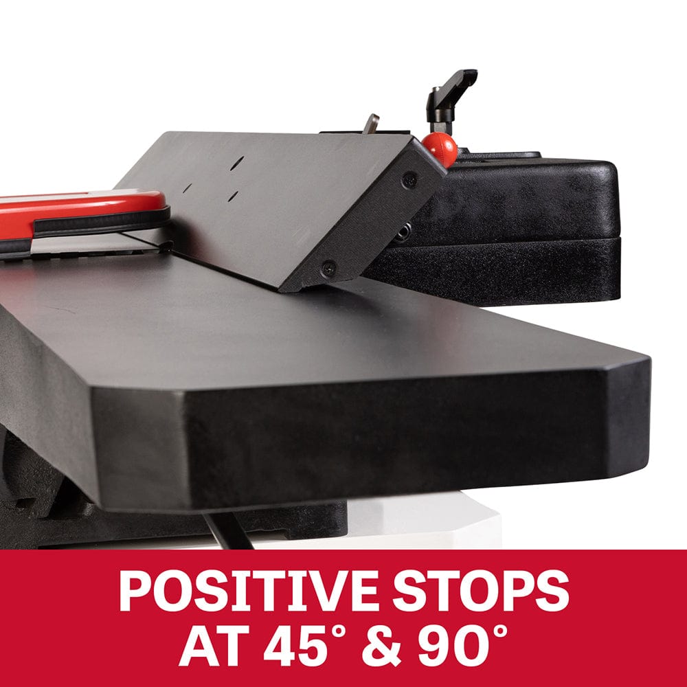 Jet Black 8" Helical Head Jointer 2HP, 1PH, 230V (JWJ-8HH-BLK)