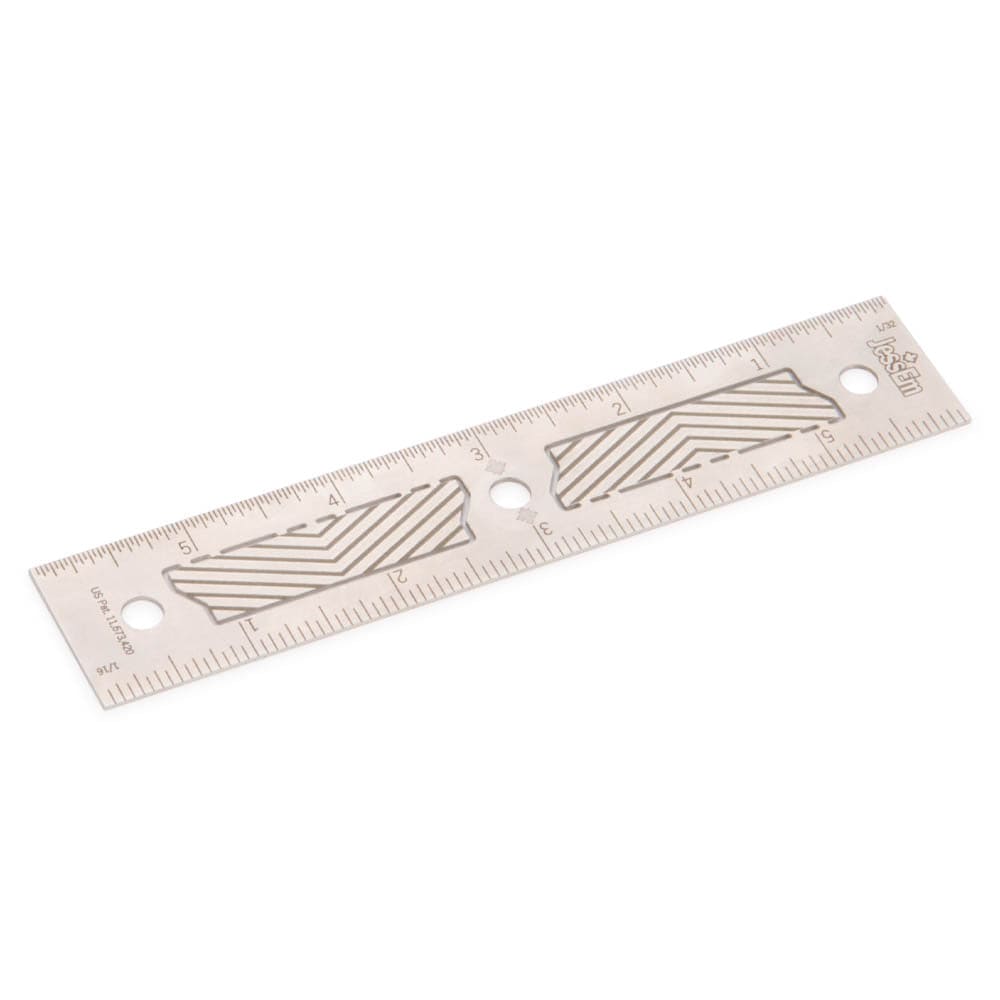 6" Stainless Steel Precision Ruler - Imperial