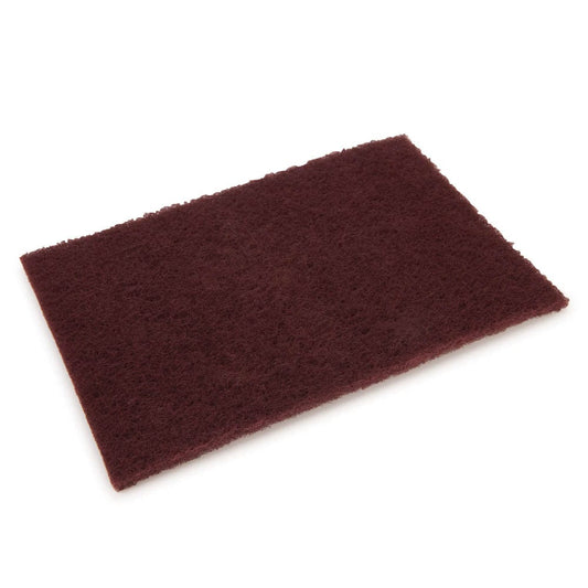 Non-Woven Sanding Pad - Maroon - 6" x 9"