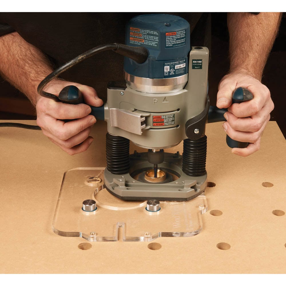 MFT Dog Hole Router Template - 20 mm