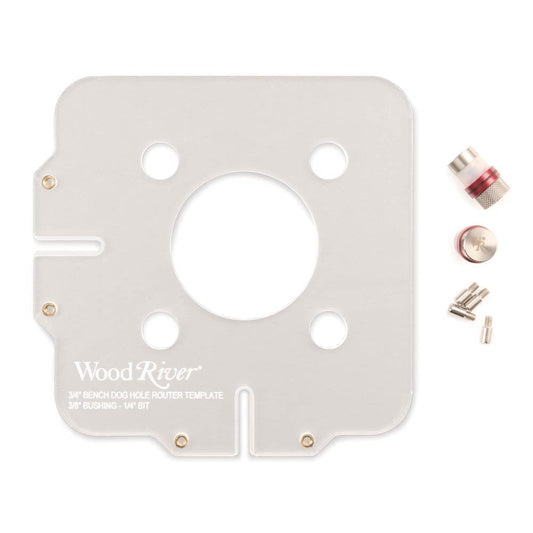 3/4" Bench Dog Hole Router Template