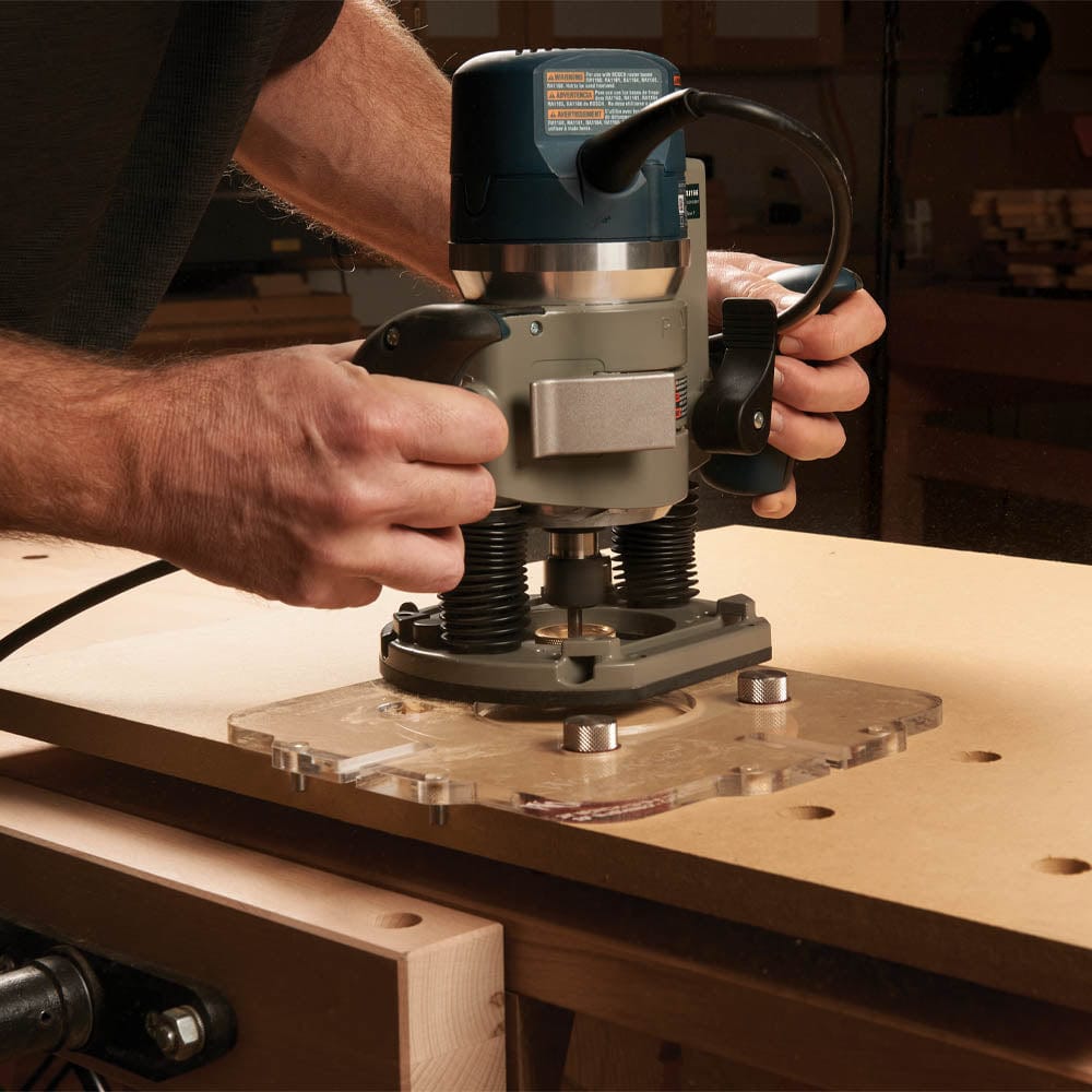 3/4" Bench Dog Hole Router Template
