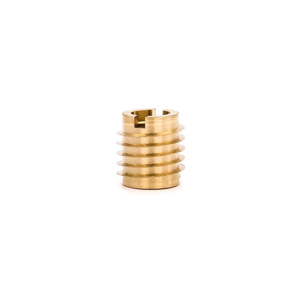 E-Z Knife Threaded Insert for Hard Wood - Brass - M8-1.25 - 10 Pack