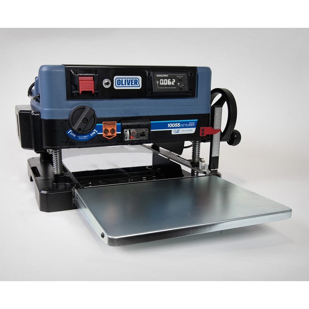 15" Benchtop Planer with HCX Helical Cutterhead & Outfeed Tables -  2-1/2 HP