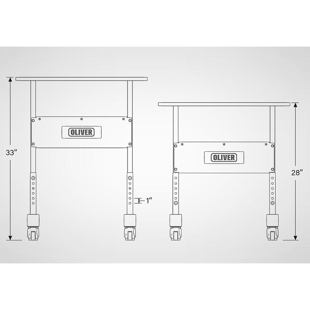 Universal Adjustable Benchtop Stand with Casters
