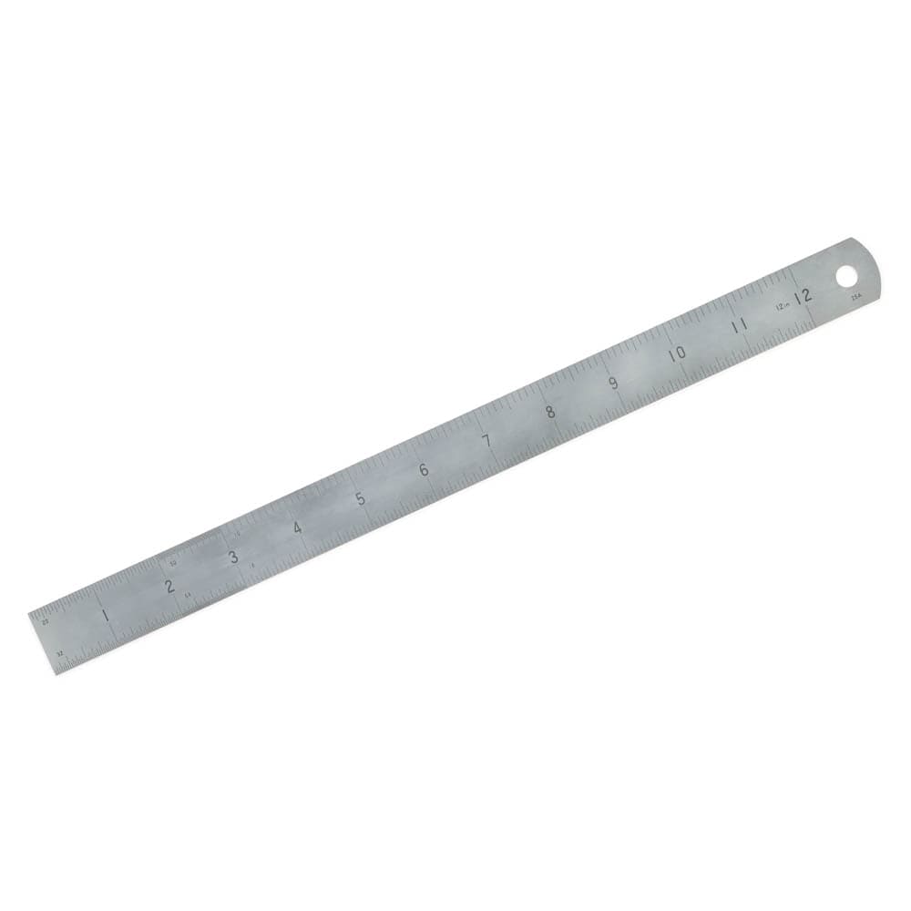Center Finding Rule - Stainless Steel - 12"