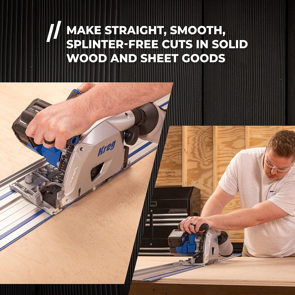Ionic Drive 6-1/2" Plunge-Cut Track Saw Kit - 20V