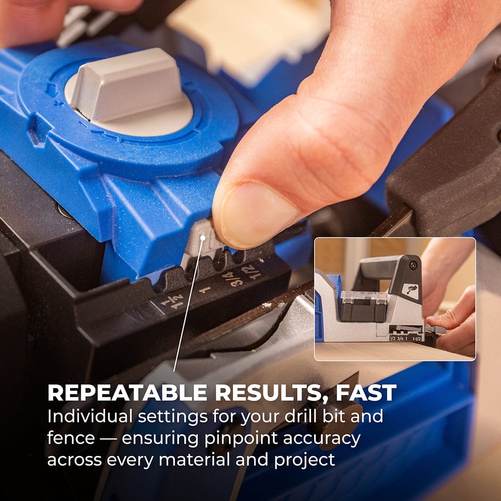 Ionic Drive Rebel Pocket-Hole Joiner Kit - 20V - with 4AH Battery Kit