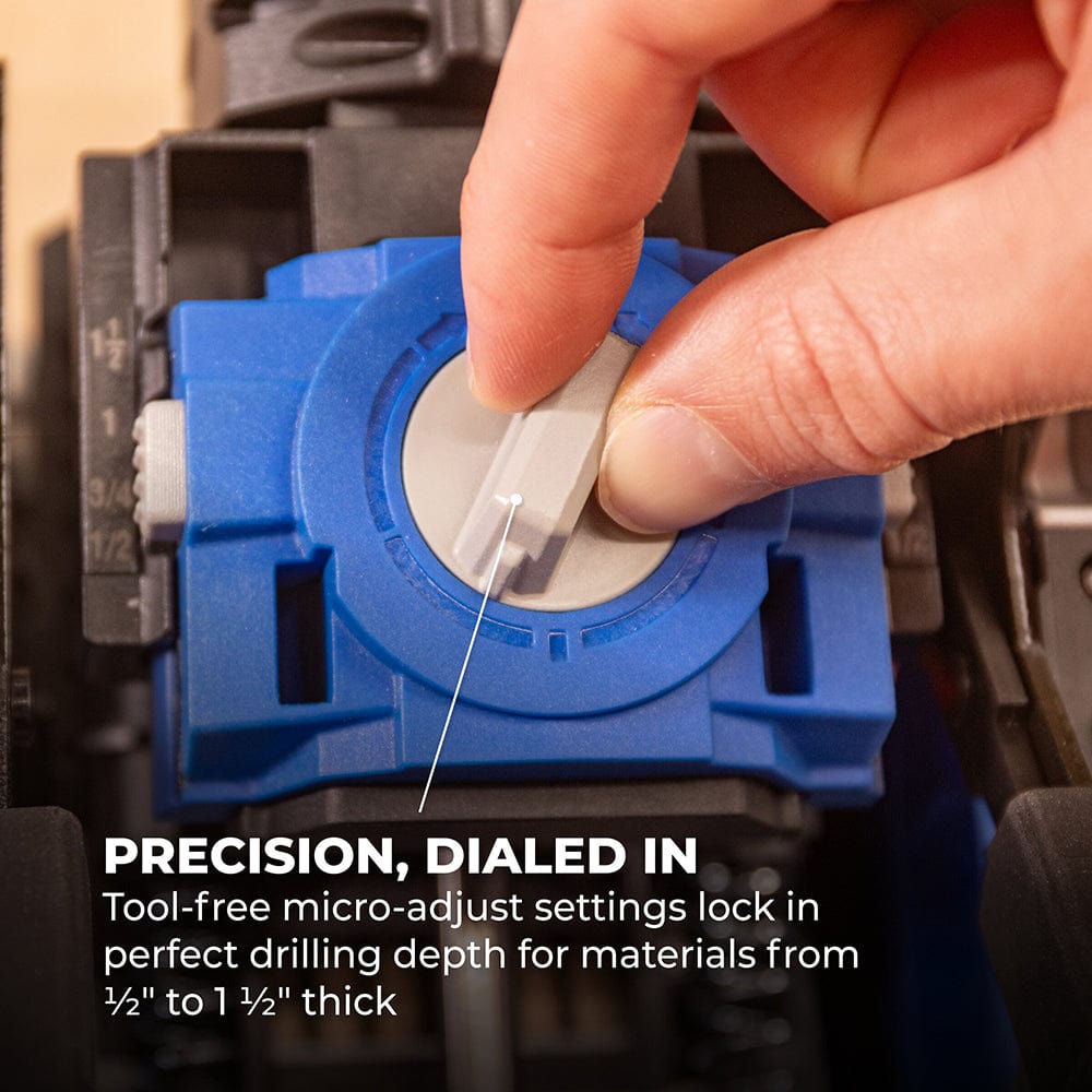 Ionic Drive Rebel Pocket-Hole Joiner Kit - 20V - with 4AH Battery Kit