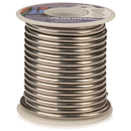 Sapphire 60/40 Solder for Stain Glass Projects