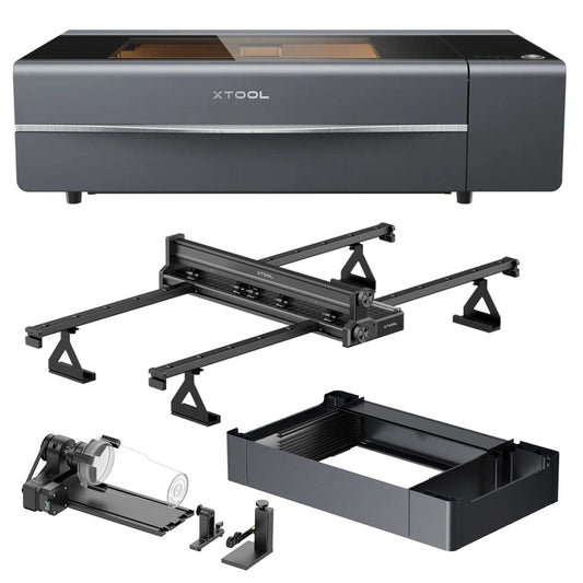 P2S 55W CO2 Laser Cutter All-in-One Bundle