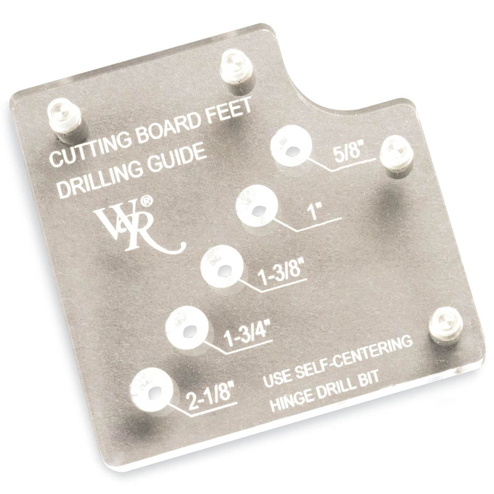 Cutting Board Feet Drill Guide