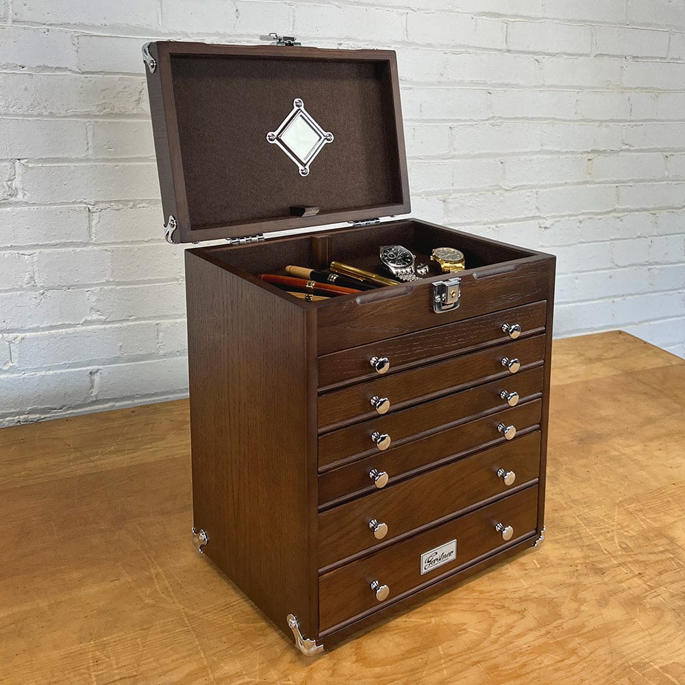 6-Drawer Collector's Chest - Dark Oak