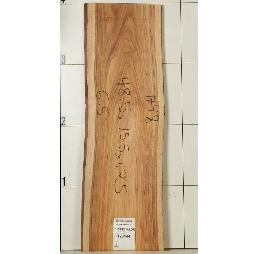 Canarywood Slab - 1-1/4" x 15-1/2" x 48-1/2"