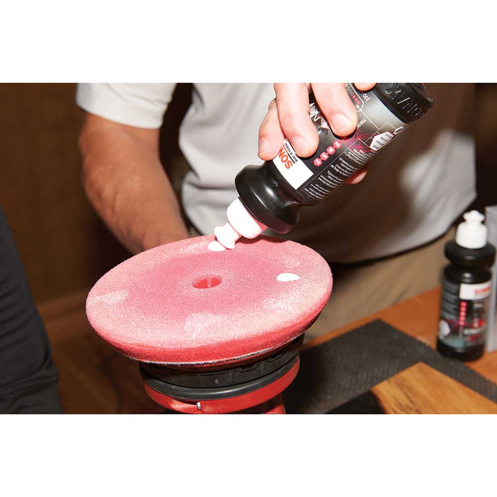 SONAX Polishing Pad - Red - Heavy - 160 mm