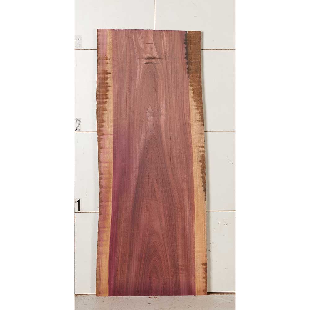 Purpleheart Slab - 1-1/4" x 15-7/8" x 39"