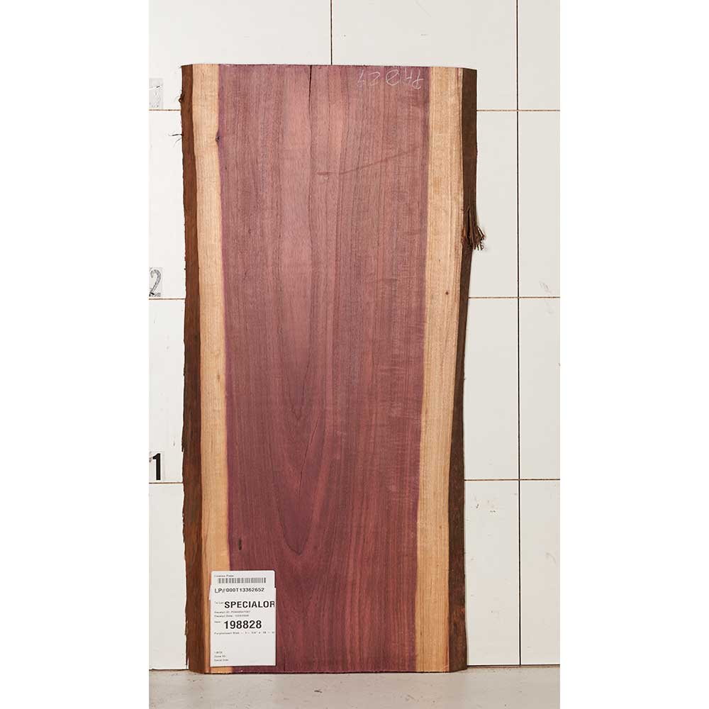 Purpleheart Slab - 1-1/4" x 18-1/2" x 39"
