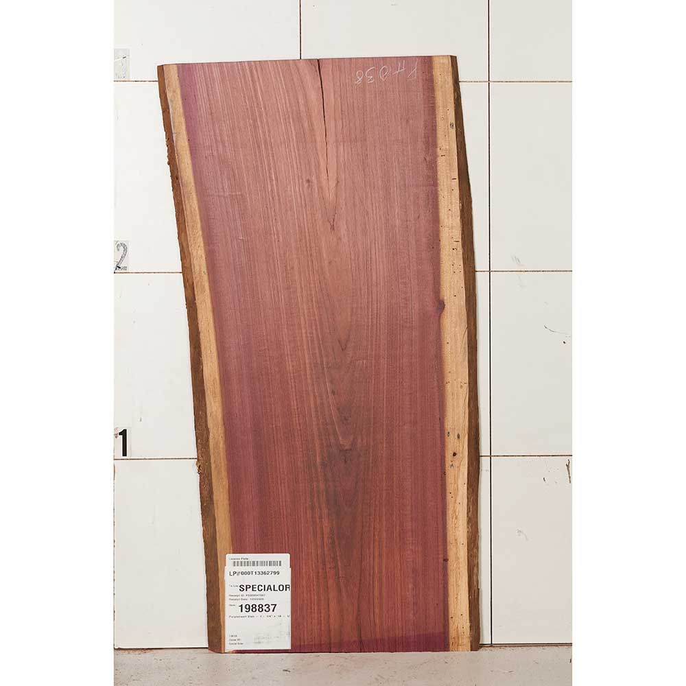 Purpleheart Slab - 1-1/4" x 18-1/2" x 36"