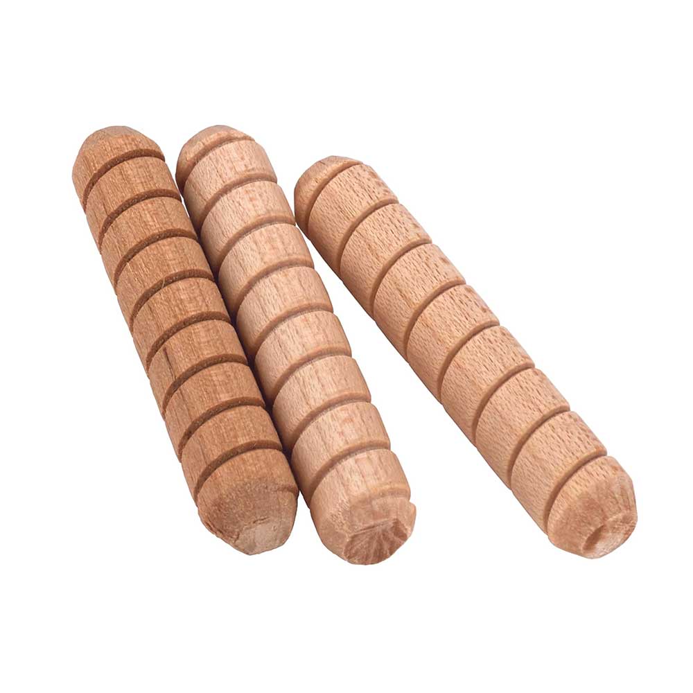 Spiral Groove Wood Dowel Pins