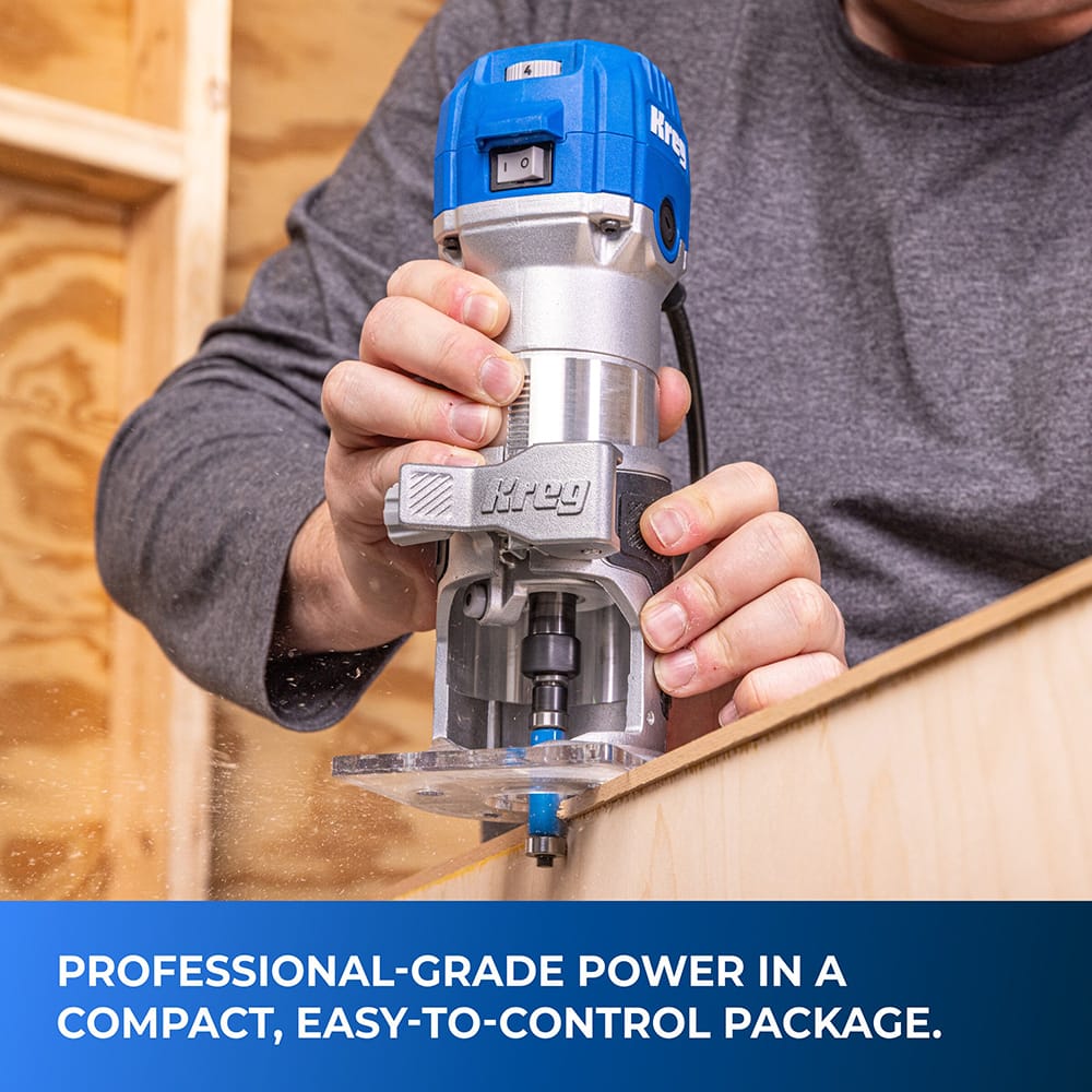 1-1/4 HP Variable-Speed Trim Router
