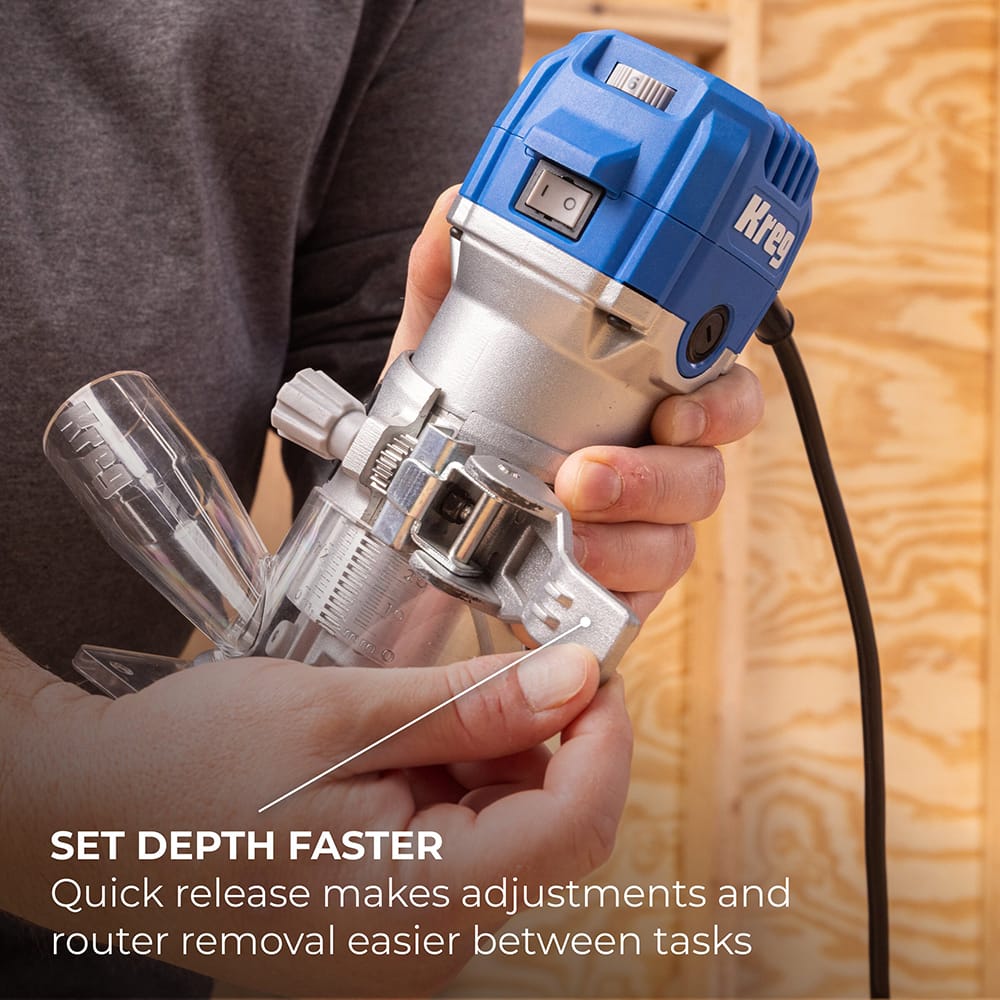 1-1/4 HP Variable-Speed Trim Router