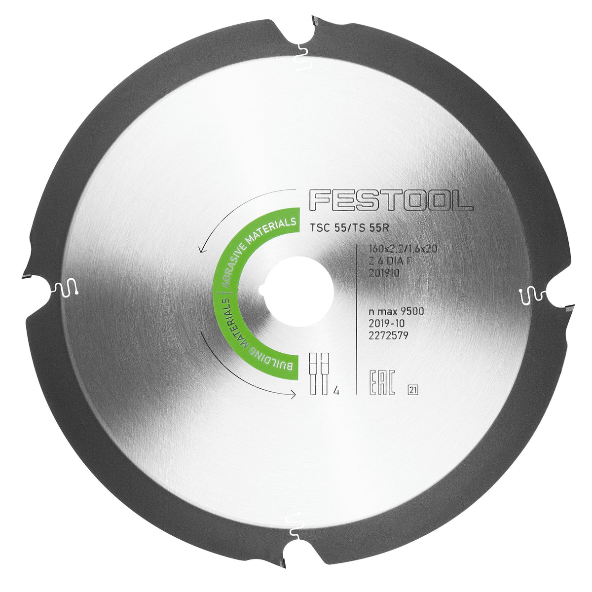 4-Tooth Diamond Saw Blade for Abrasive Materials