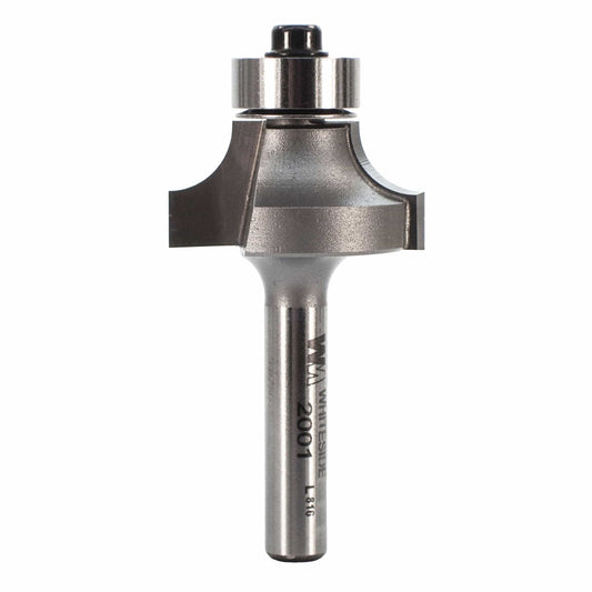 2001 Roundover Router Bit 1/4" SH 1/4" R X 1" D X 1/2" CL