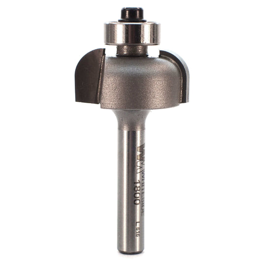 1800 Cove Router Bit 1/4" SH 1/4" R X 1" D X 1/2" CL