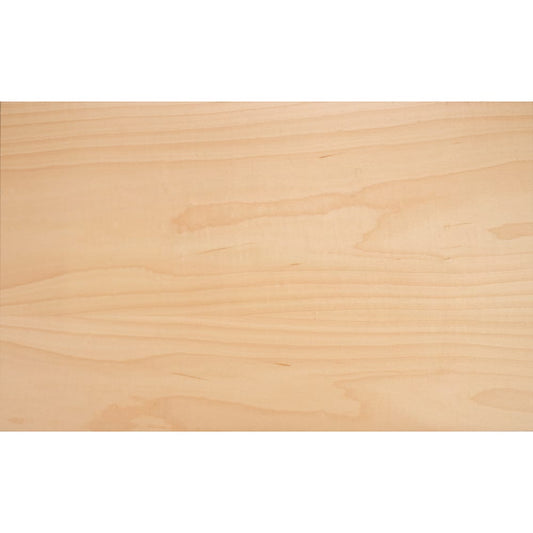 Pre-Finished Maple Wood Veneer - 11.75" x 19" - 3M PSA Backing - 1.5 Square Feet