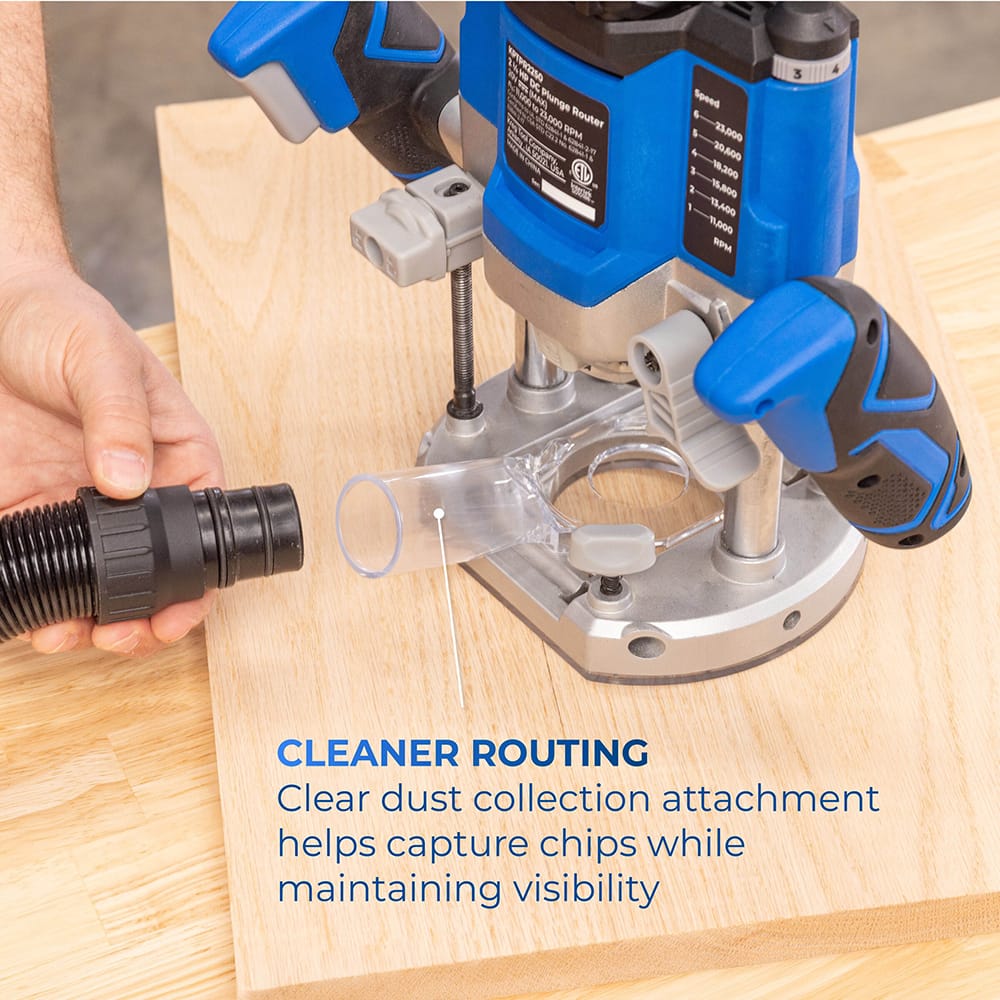 20V Ionic Drive 2-1/4 Peak HP Plunge Router- Bare Tool