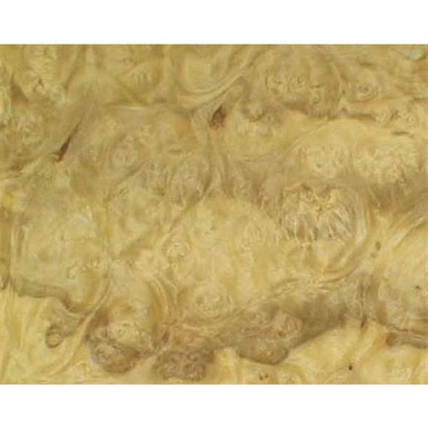 Burl Wood Veneer Sheet - 4' x 8'