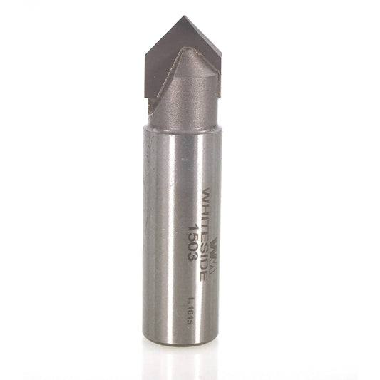 1503 V Groove Router Bit 1/2" SH 1/2" D X 1/4" P X 2" OL