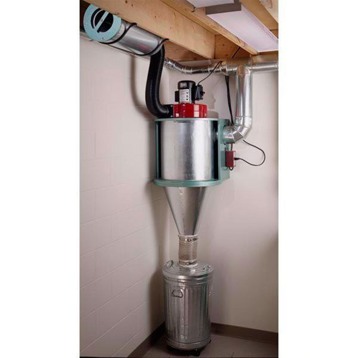 Downloadable Woodworking Project Plan to Build Cyclone Dust Collector