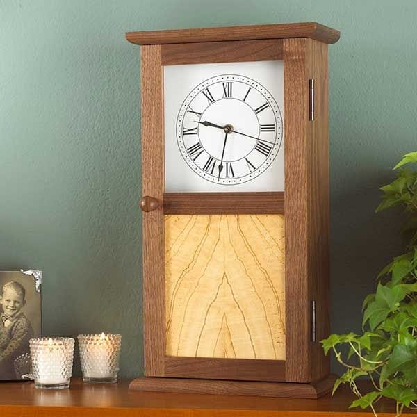 Woodworking Project Paper Plan to Build Shaker Clock