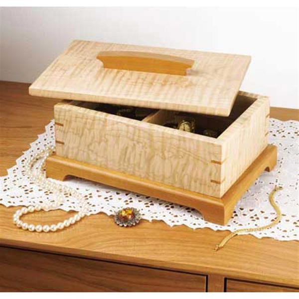 Woodworking Project Paper Plan to Build Secret-Compartment Jewelry Box