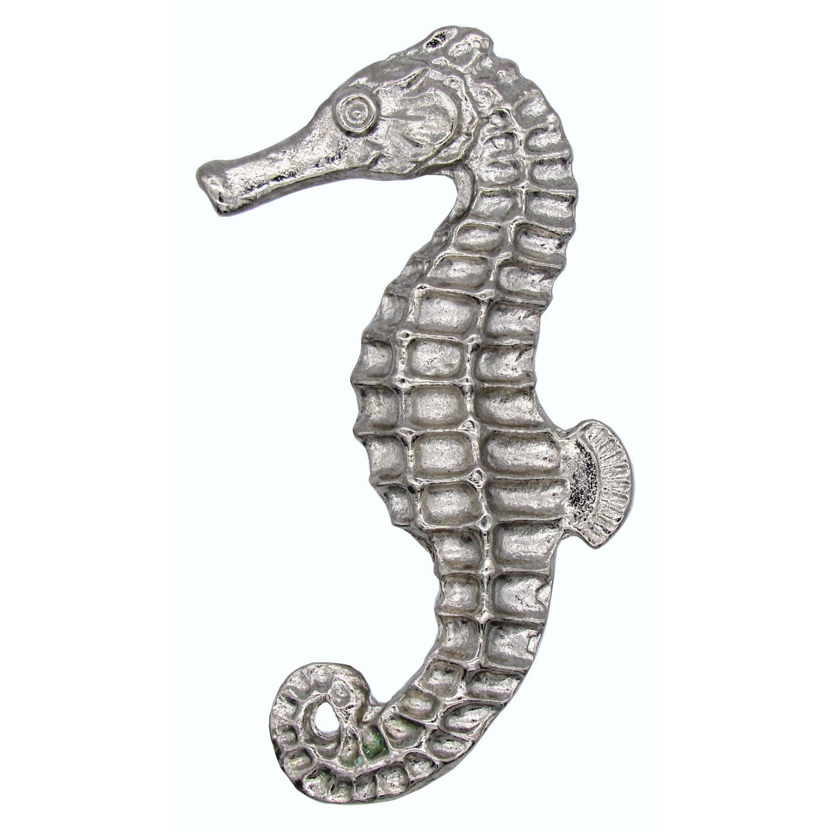 Large Seahorse Knob, Left, Nickel, Model 235N