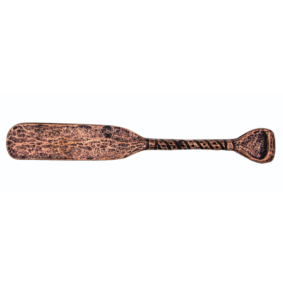 Wrapped Handle Canoe Paddle Pull, Antique Copper, Model 277AC