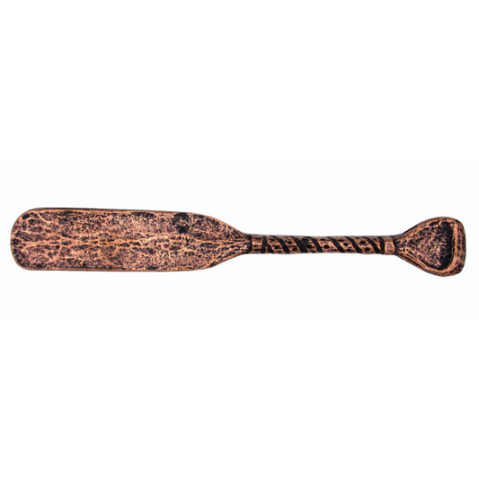Wrapped Handle Canoe Paddle Pull, Antique Copper, Model 277AC