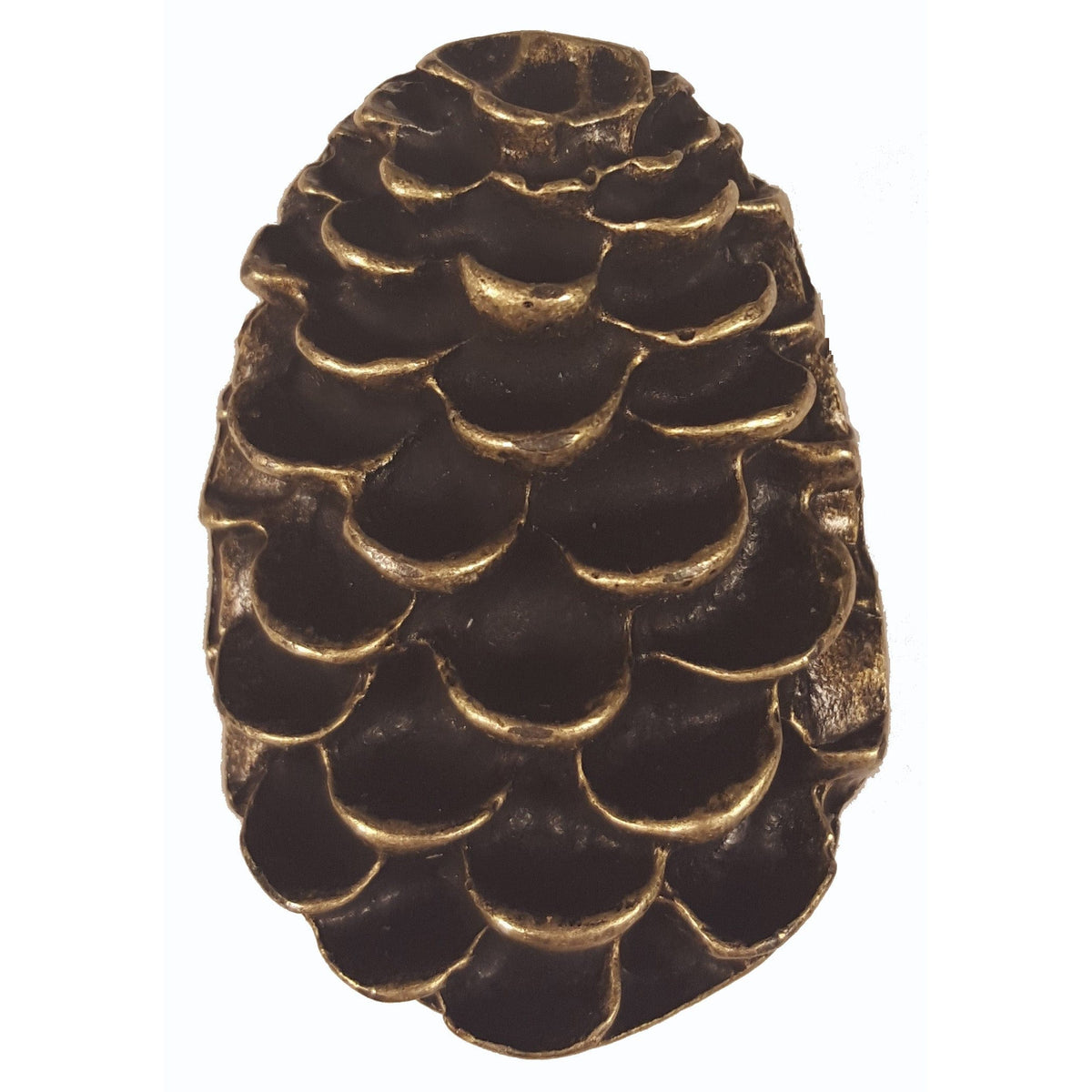 Pine Cone Pull, Antique Brass, Model 325AB
