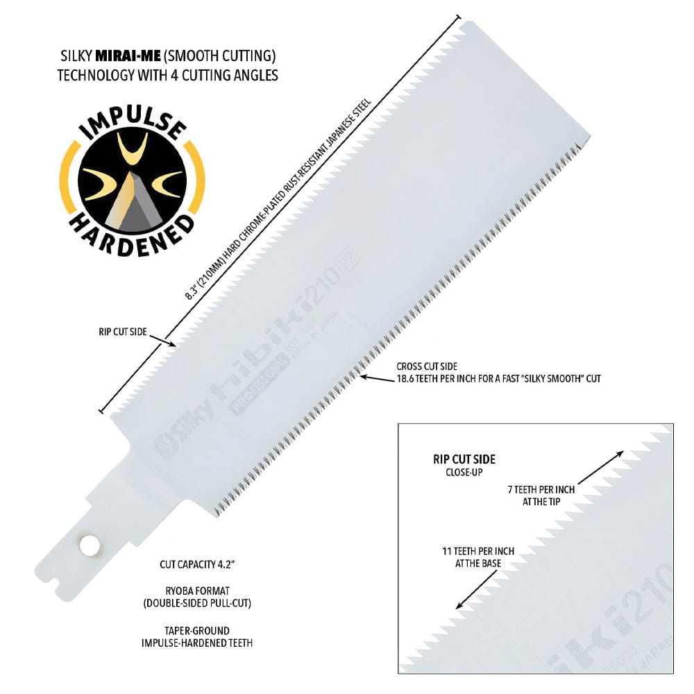 HIBIKI Replacement Blade, 210mm