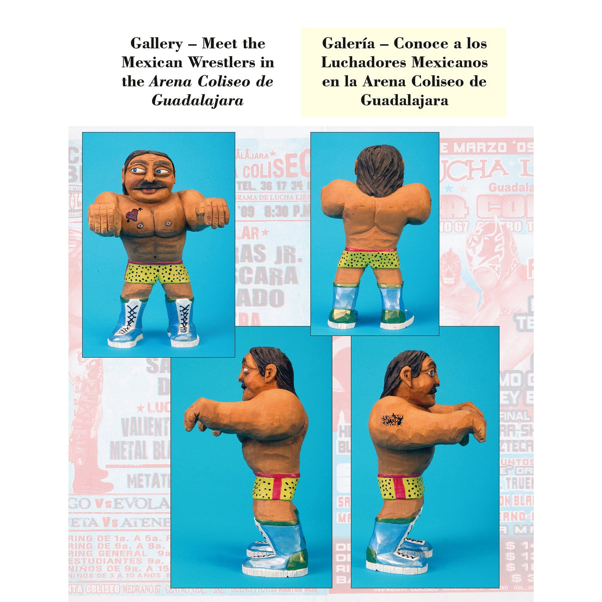 Carving Mexican Wrestlers