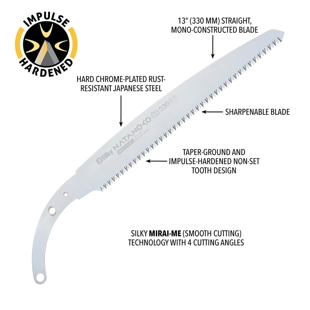NATANOKO Replacement Blade, 330mm, Large Teeth