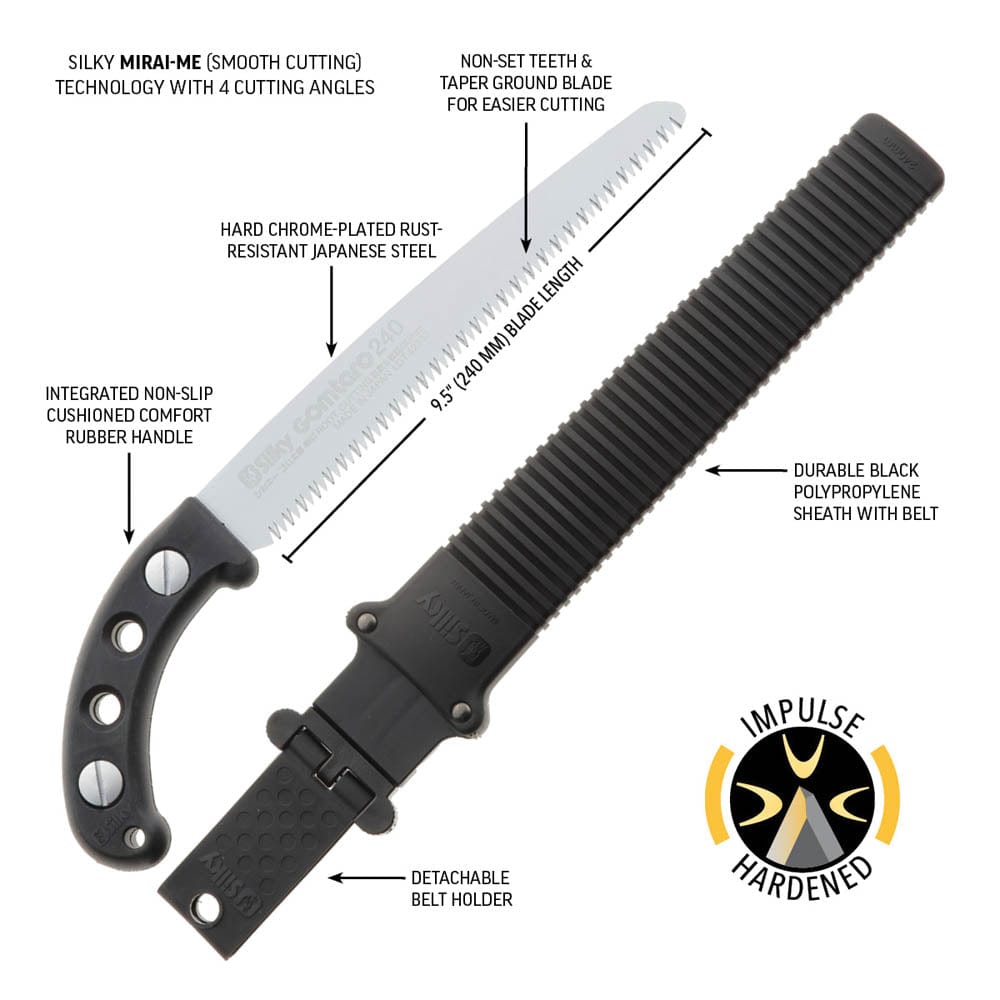 GOMTARO 240mm, Root Cutting, Large Teeth